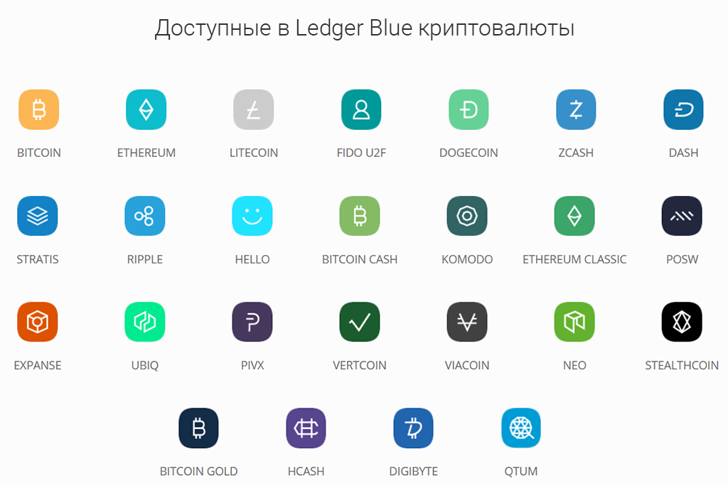 cryptocurrency for ledger blue